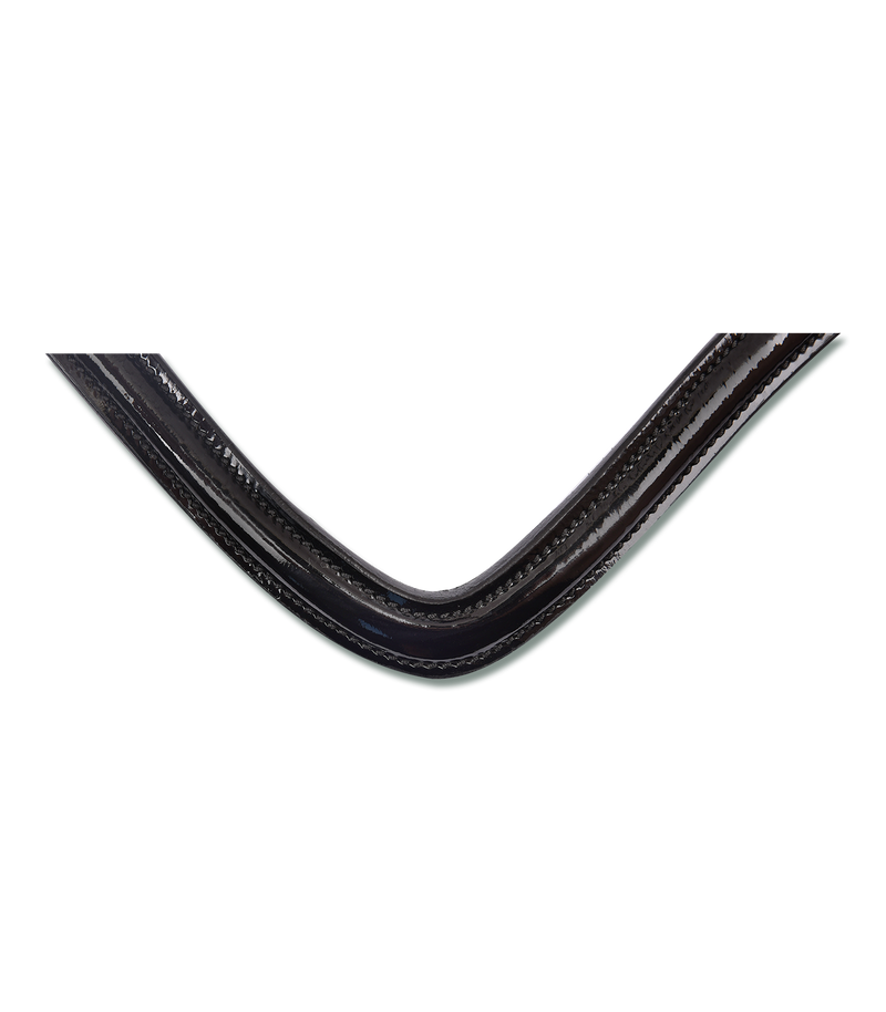 Waldhausen S-Line Lacktrensenzaum Blackshine mit Lackstirnband