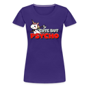 Premium T-Shirt Cute but Psycho - Lila