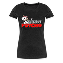 Premium T-Shirt Cute but Psycho - Anthrazit