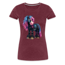 Premium T-Shirt Tinker / Friese Comic - Bordeauxrot meliert