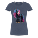Premium T-Shirt Tinker / Friese Comic - Blau meliert