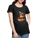 Premium T-Shirt Sunset Horse - Anthrazit