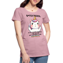 Premium T-Shirt B*tch Please Unicorn - Hellrosa