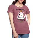 Premium T-Shirt B*tch Please Unicorn - Malve