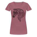 Premium T-Shirt Mandala Horse - Malve