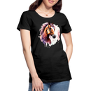 Premium T-Shirt Watercolour Horse - Schwarz