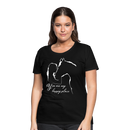 Frauen Premium T-Shirt You are my happy place - Schwarz