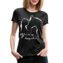 Frauen Premium T-Shirt You are my happy place - Anthrazit
