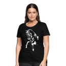 Frauen Premium T-Shirt Dressage - Schwarz