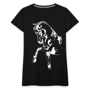 Frauen Premium T-Shirt Dressage - Schwarz