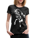 Frauen Premium T-Shirt Dressage - Anthrazit