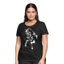 Frauen Premium T-Shirt Dressage - Anthrazit