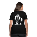 Frauen Premium T-Shirt Western Horse - Schwarz