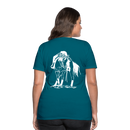 Frauen Premium T-Shirt Western Horse - Divablau
