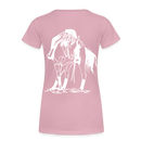 Frauen Premium T-Shirt Western Horse - Hellrosa