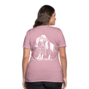 Frauen Premium T-Shirt Western Horse - Hellrosa