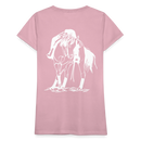 Frauen Premium T-Shirt Western Horse - Hellrosa