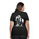 Frauen Premium T-Shirt Western Horse - Anthrazit