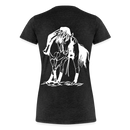 Frauen Premium T-Shirt Western Horse - Anthrazit