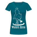 Frauen Premium T-Shirt Western - Divablau