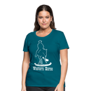 Frauen Premium T-Shirt Western - Divablau