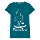 Frauen Premium T-Shirt Western - Divablau