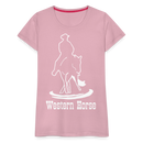 Frauen Premium T-Shirt Western - Hellrosa
