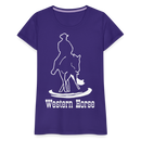 Frauen Premium T-Shirt Western - Lila