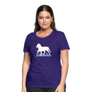 Frauen Premium T-Shirt Isländer - Lila