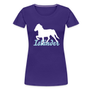 Frauen Premium T-Shirt Isländer - Lila