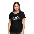 Frauen Premium T-Shirt Kaltblutpower - Schwarz