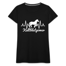 Frauen Premium T-Shirt Kaltblutpower - Schwarz
