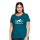 Frauen Premium T-Shirt Kaltblutpower - Divablau