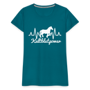 Frauen Premium T-Shirt Kaltblutpower - Divablau