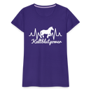 Frauen Premium T-Shirt Kaltblutpower - Lila