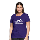 Frauen Premium T-Shirt Kaltblutpower - Lila