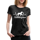 Frauen Premium T-Shirt Kaltblutpower - Anthrazit