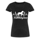 Frauen Premium T-Shirt Kaltblutpower - Anthrazit