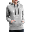 Frauen Premium Hoodie You are my happy place - Grau meliert