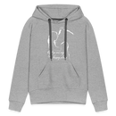 Frauen Premium Hoodie You are my happy place - Grau meliert