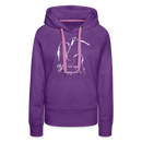 Frauen Premium Hoodie You are my happy place - Purple