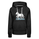 Frauen Premium Hoodie Isländer - Schwarz