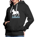 Frauen Premium Hoodie Isländer - Schwarz