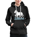 Frauen Premium Hoodie Isländer - Schwarz