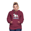 Frauen Premium Hoodie Isländer - Bordeaux