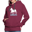 Frauen Premium Hoodie Isländer - Bordeaux