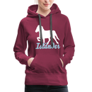Frauen Premium Hoodie Isländer - Bordeaux