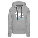 Frauen Premium Hoodie Isländer - Grau meliert