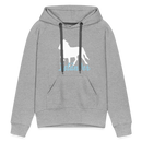 Frauen Premium Hoodie Isländer - Grau meliert