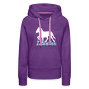 Frauen Premium Hoodie Isländer - Purple